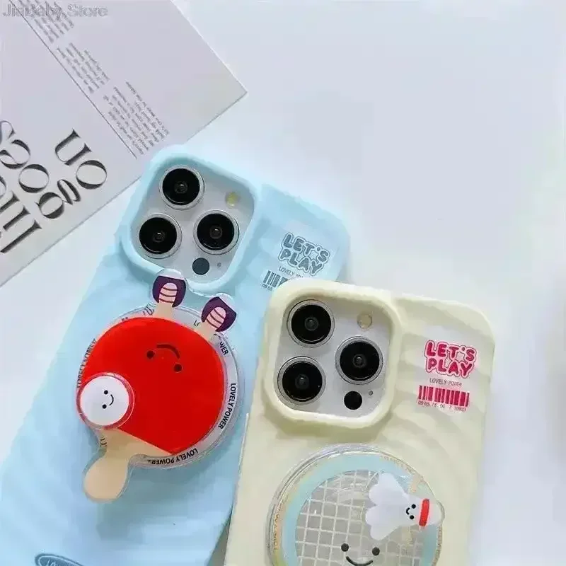 Sporty Tennis Racquet Phone Case (For iPhones) - Image 2