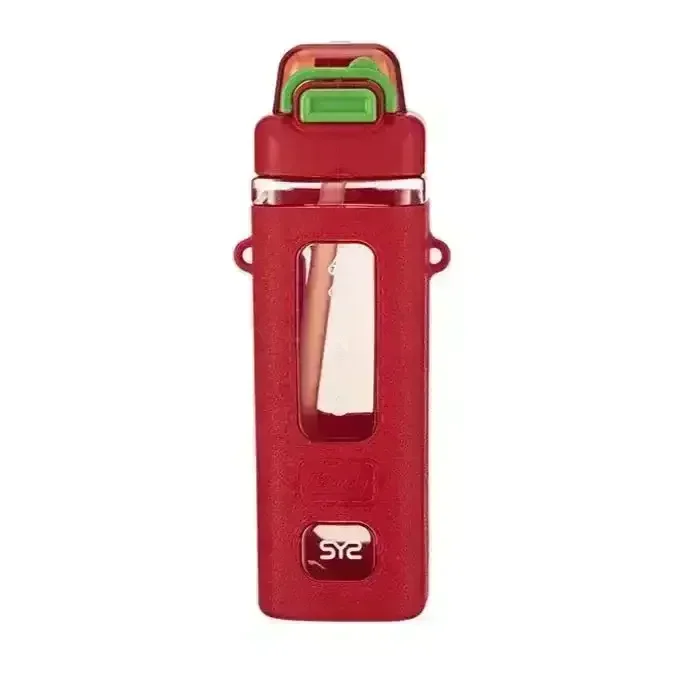 Square Motivational Straw Water Bottle (700 ml) - Image 8