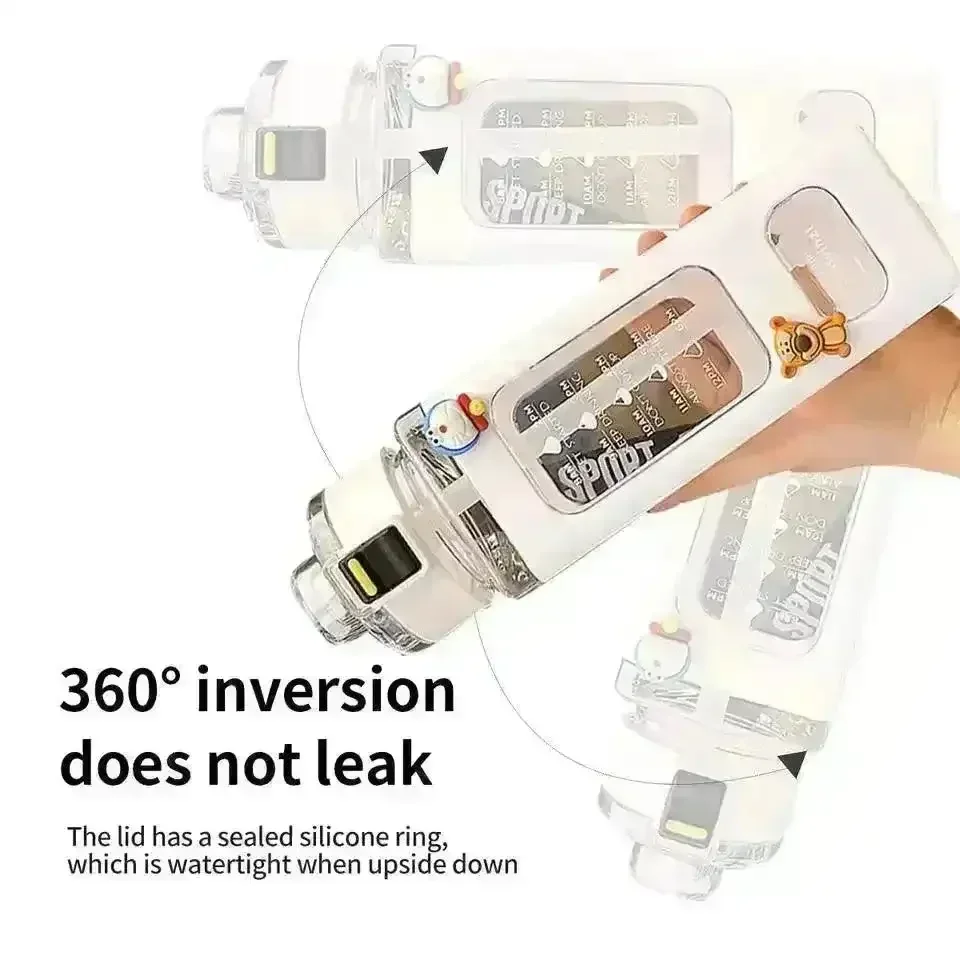 Square Sports Water Bottle (900 ml) - Image 3