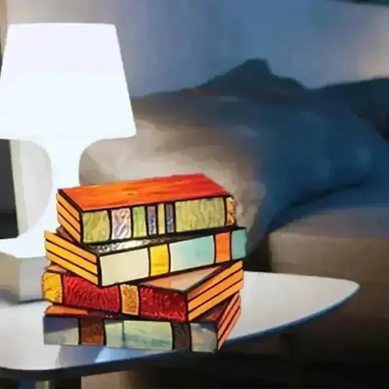 Stacked Books Decor Lamp - Image 2