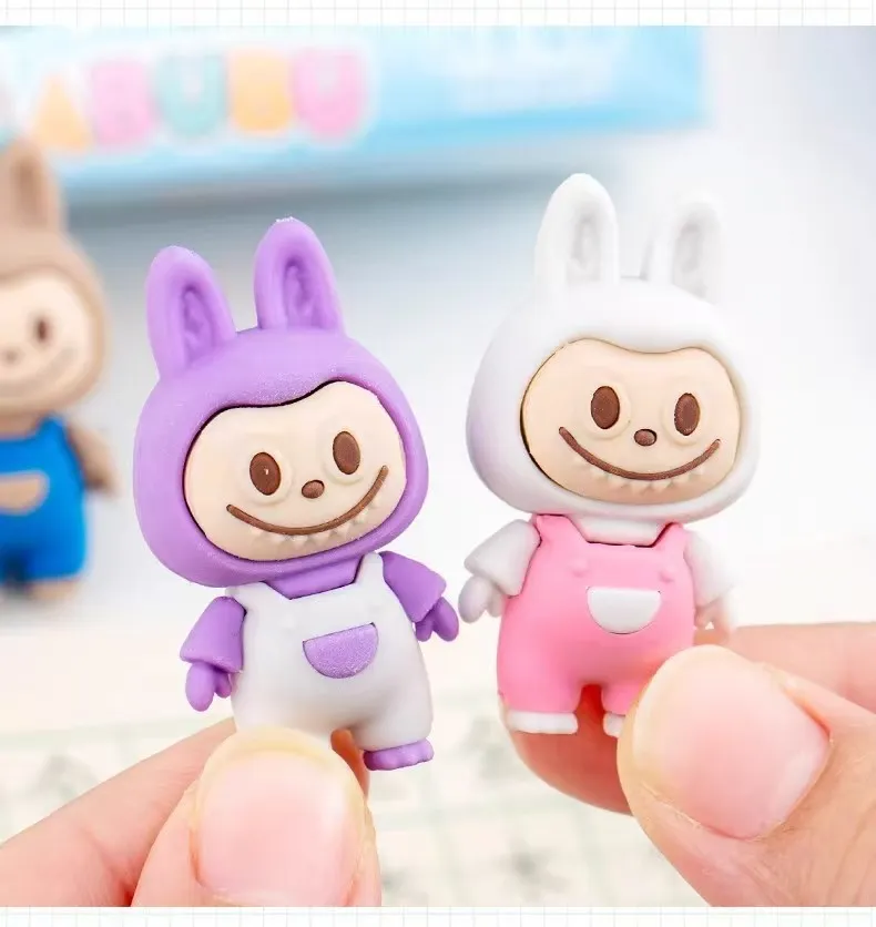 Standing Labubu Premium Erasers (Set of 4) - Image 3