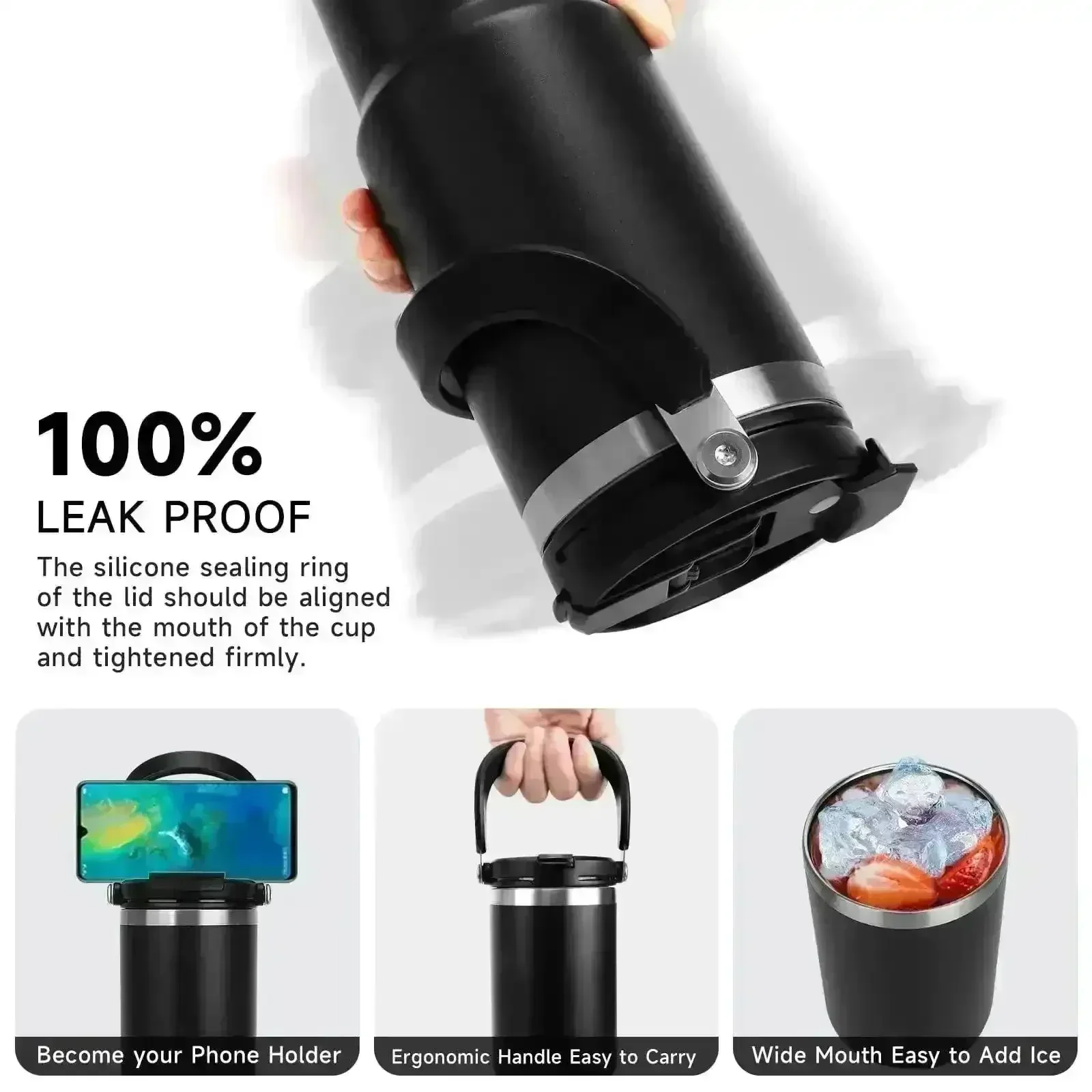 Stanley Ice Flow Flip Straw Tumbler (30 oz) - Image 5