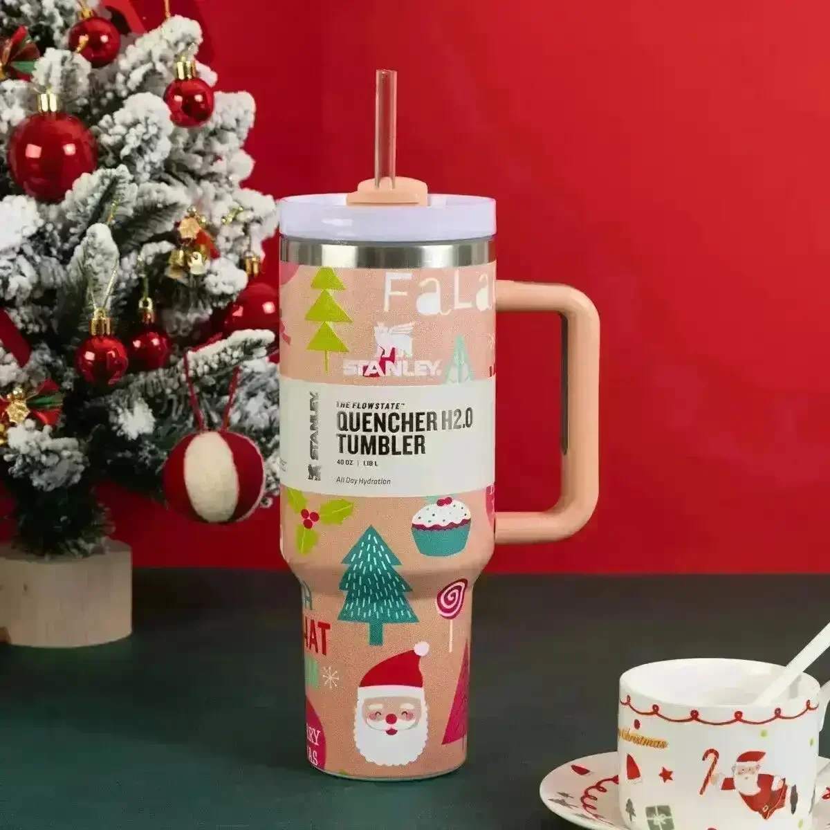 Stanley Quencher H2.0 Festive Edition Insulated Tumbler (40 oz) - Image 23
