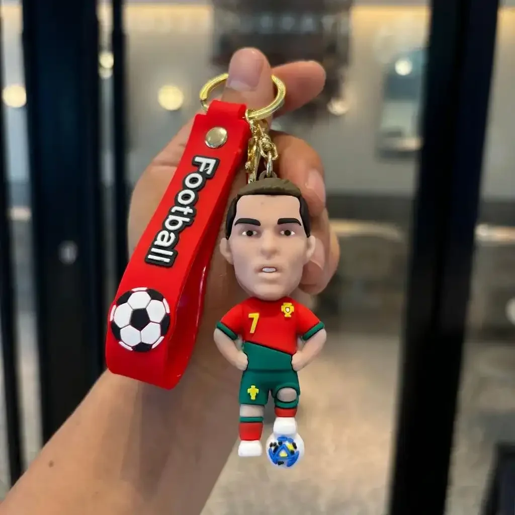 Star Studded Lineup Footballer Keychain - Image 3