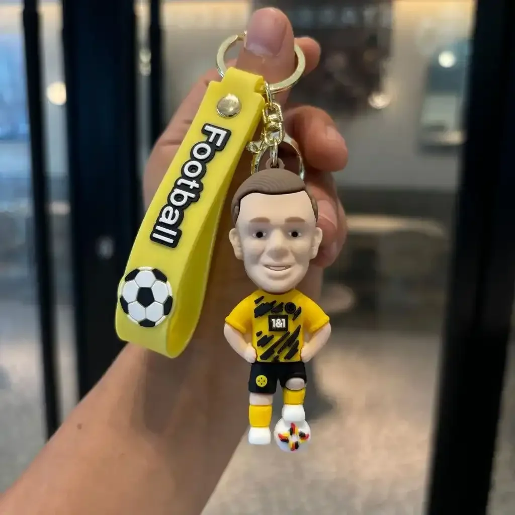 Star Studded Lineup Footballer Keychain - Image 8