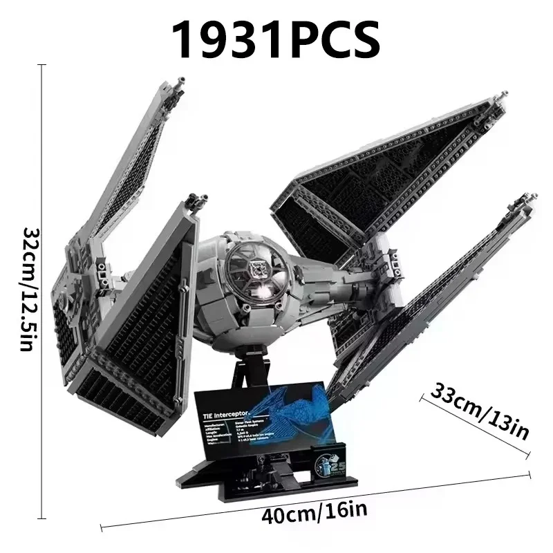 Star Wars TIE Intercptor Building Blocks - Image 9