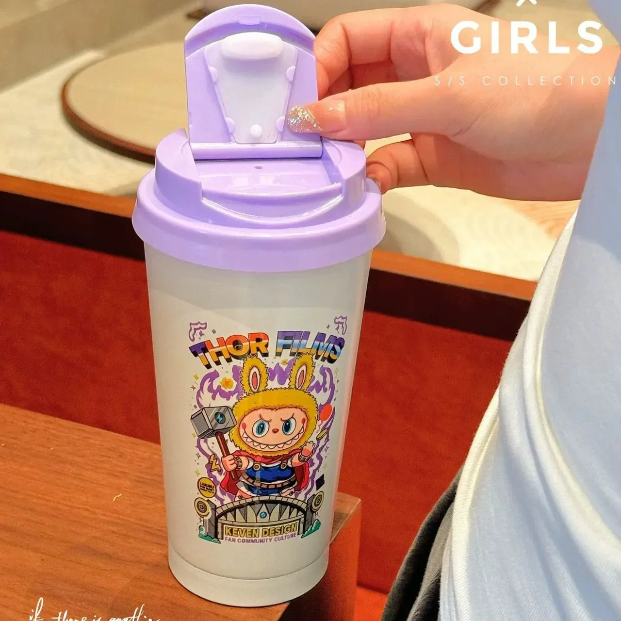 StarBX Labubu Avengers Insulated Cup (500 ml) - Image 13