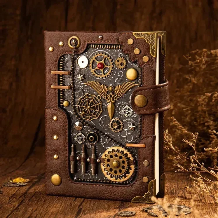 Steampunk Style Mechanical Notebook - Image 8