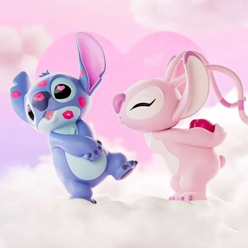 Stitch & Angel Kiss & Love Keychain - Image 2