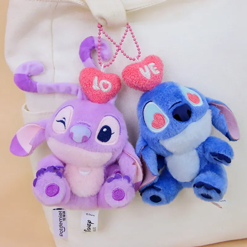 Stitch & Angel Love Couple Keychain - Image 14