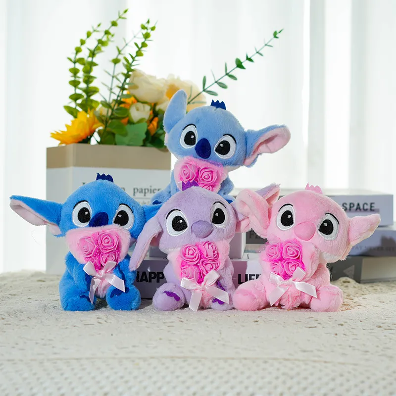 Stitch Bloom Ready Plush Keychain - Image 2