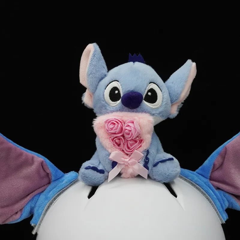 Stitch Bloom Ready Plush Keychain - Image 4