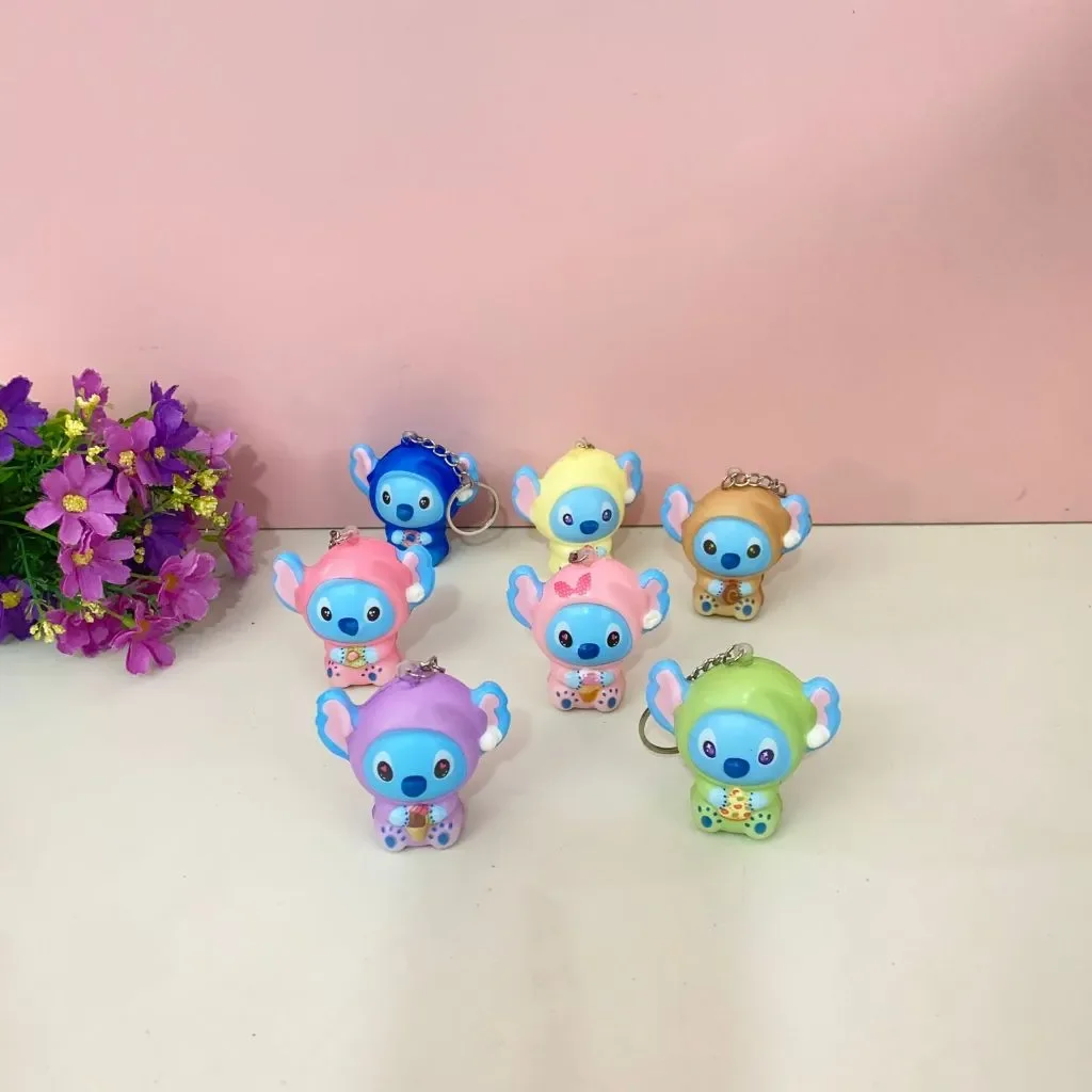 Stitch Eat Before Sleep Squishy Keychain - Image 7