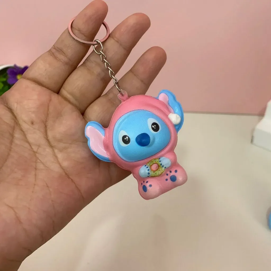Stitch Eat Before Sleep Squishy Keychain - Image 8