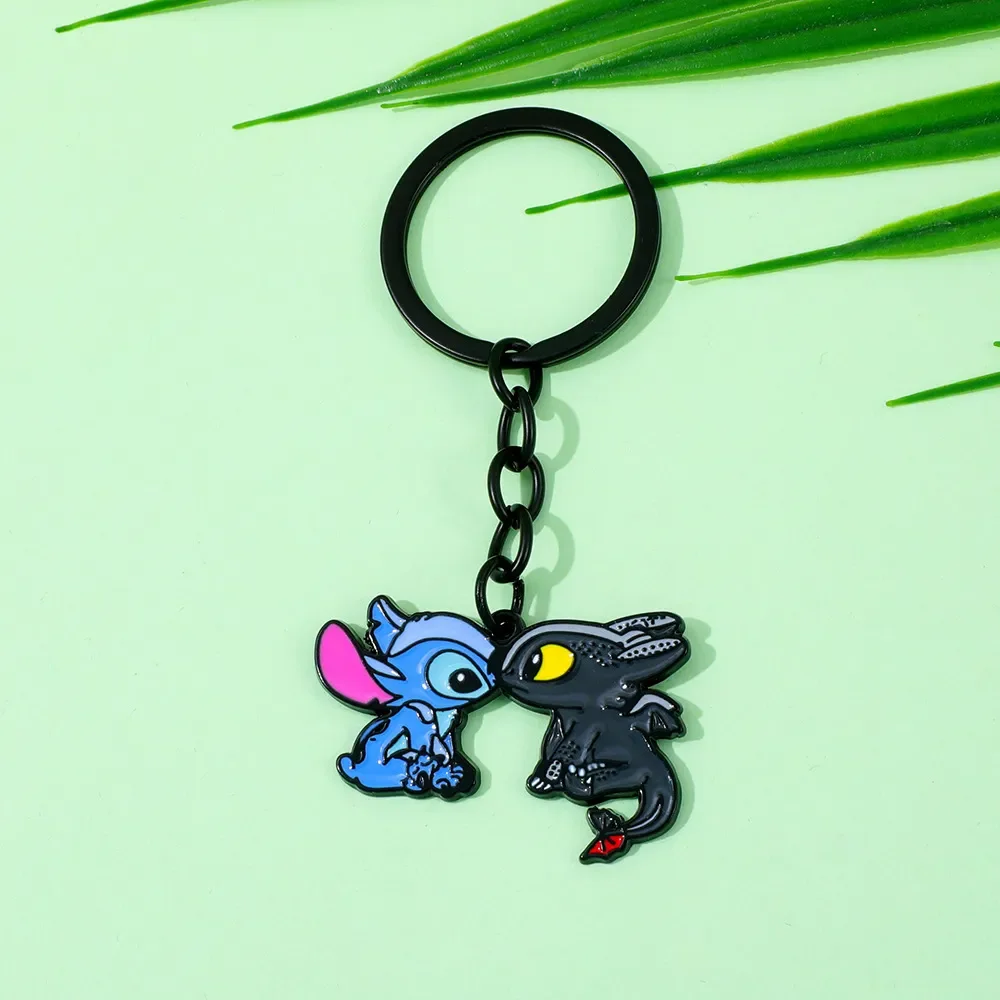 Stitch & Toothless Attachment Keychain - Image 4
