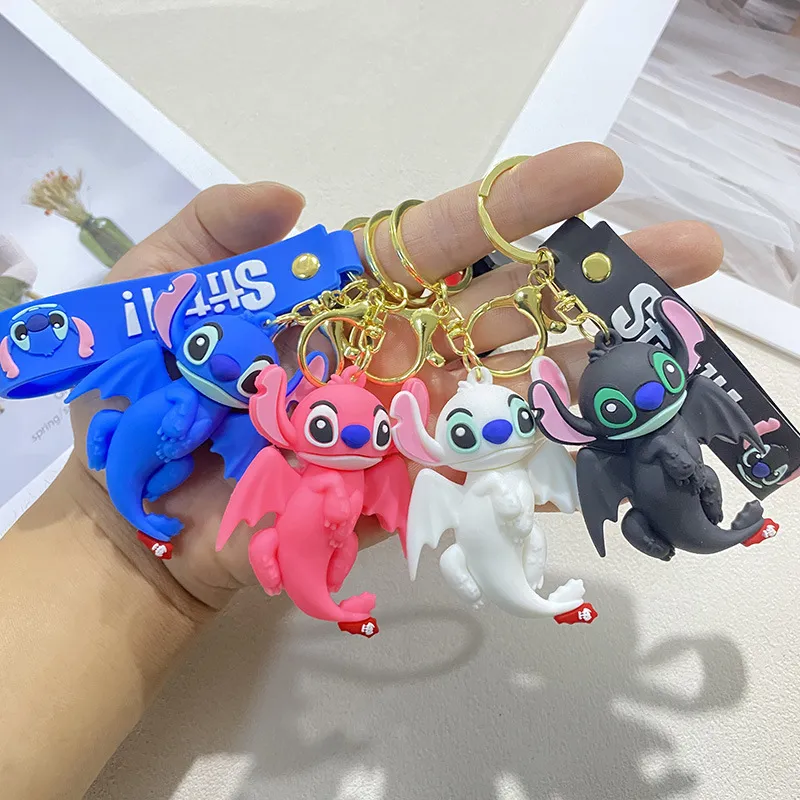 Stitch Toothless Cosplay 3D Keychain - Image 3