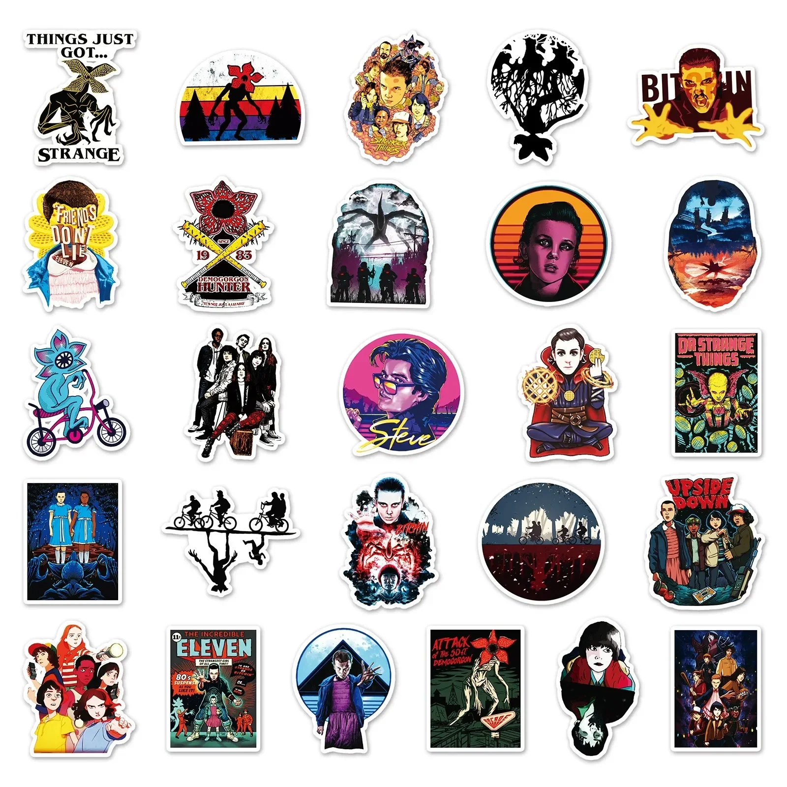 Stranger Things Sticker Pack (50 Pcs) - Image 2