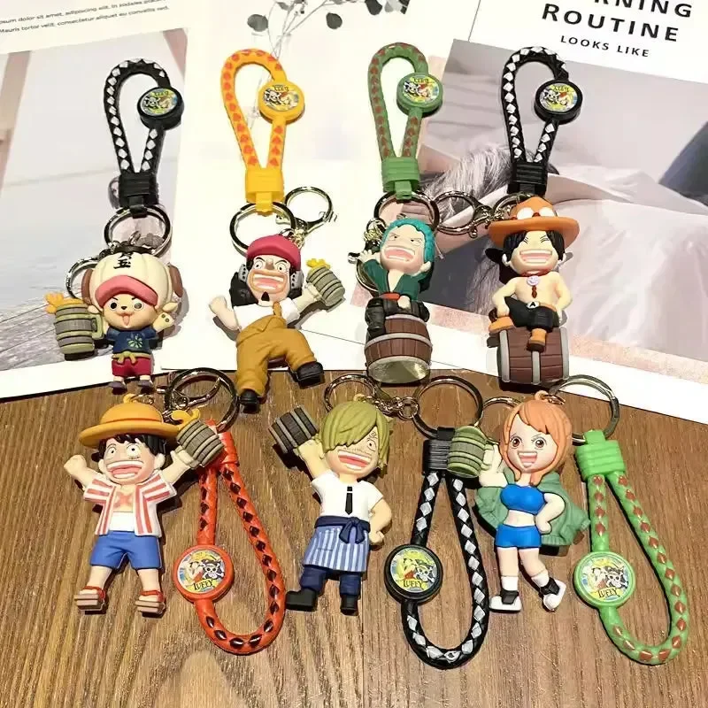 Straw Hat Cheers One Piece Keychain - Image 2