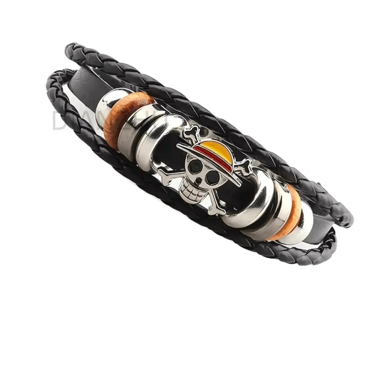 Luffy's Straw Hat Skull Bracelet - Image 8
