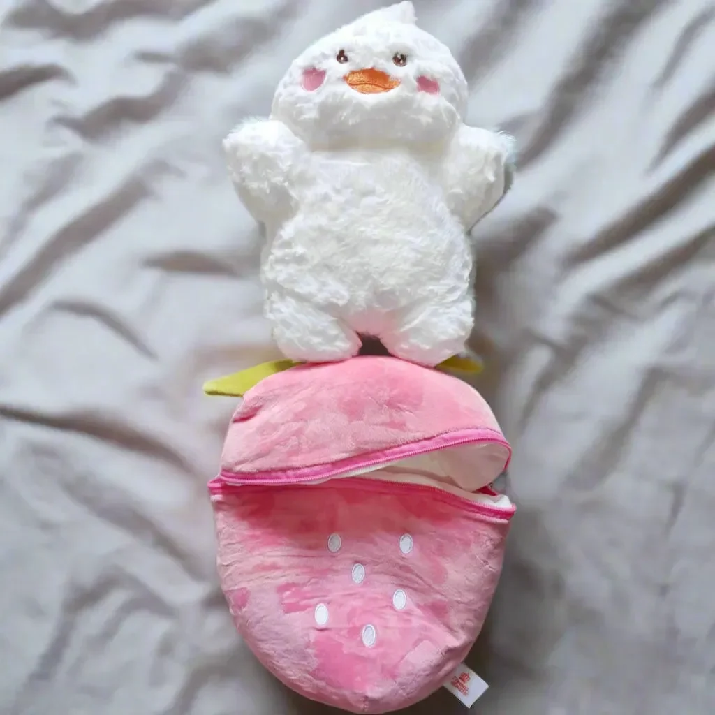 Strawberry Hidden Duck Plushie (35 cm) - Image 2