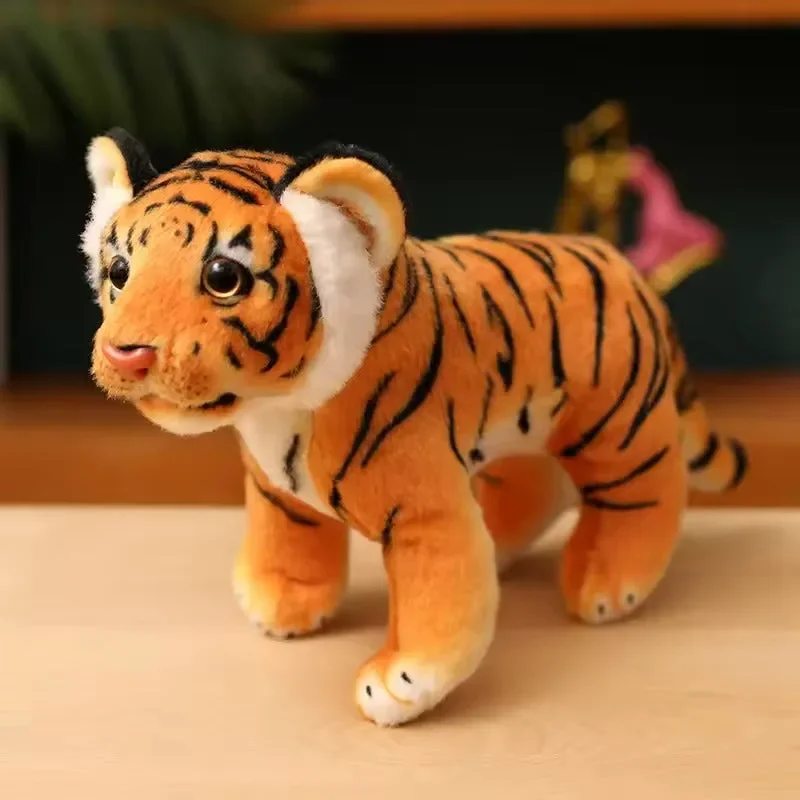 Stripy Snuggler Realistic Tiger Cub Plushie (20 cm) - Image 15