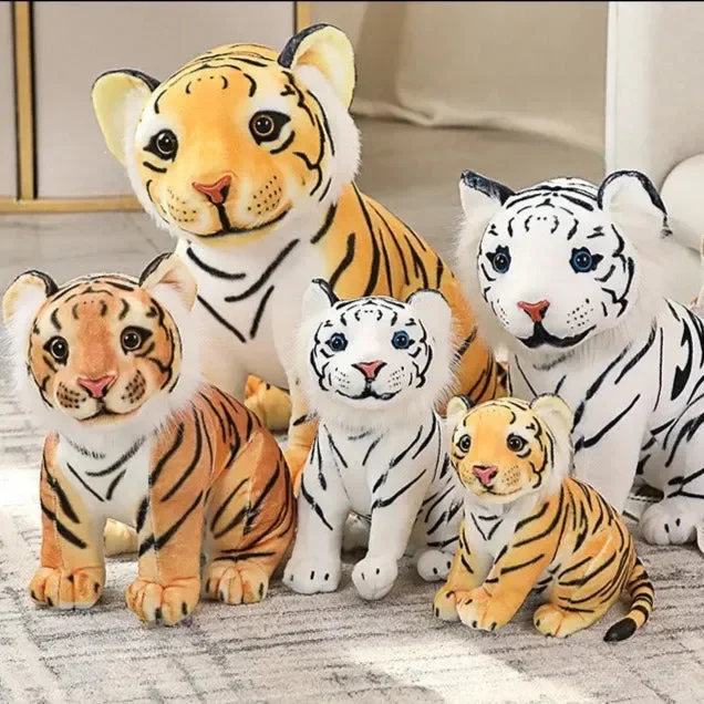 Stripy Snuggler Realistic Tiger Cub Plushie (20 cm) - Image 4
