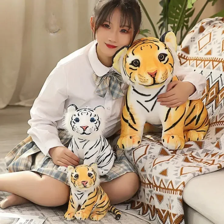Stripy Snuggler Realistic Tiger Cub Plushie (20 cm) - Image 5