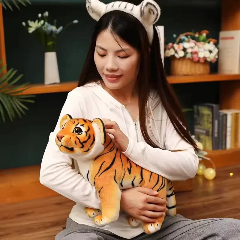 Stripy Snuggler Realistic Tiger Cub Plushie (20 cm) - Image 8