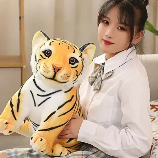 Stripy Snuggler Realistic Tiger Cub Plushie (20 cm) - Image 9