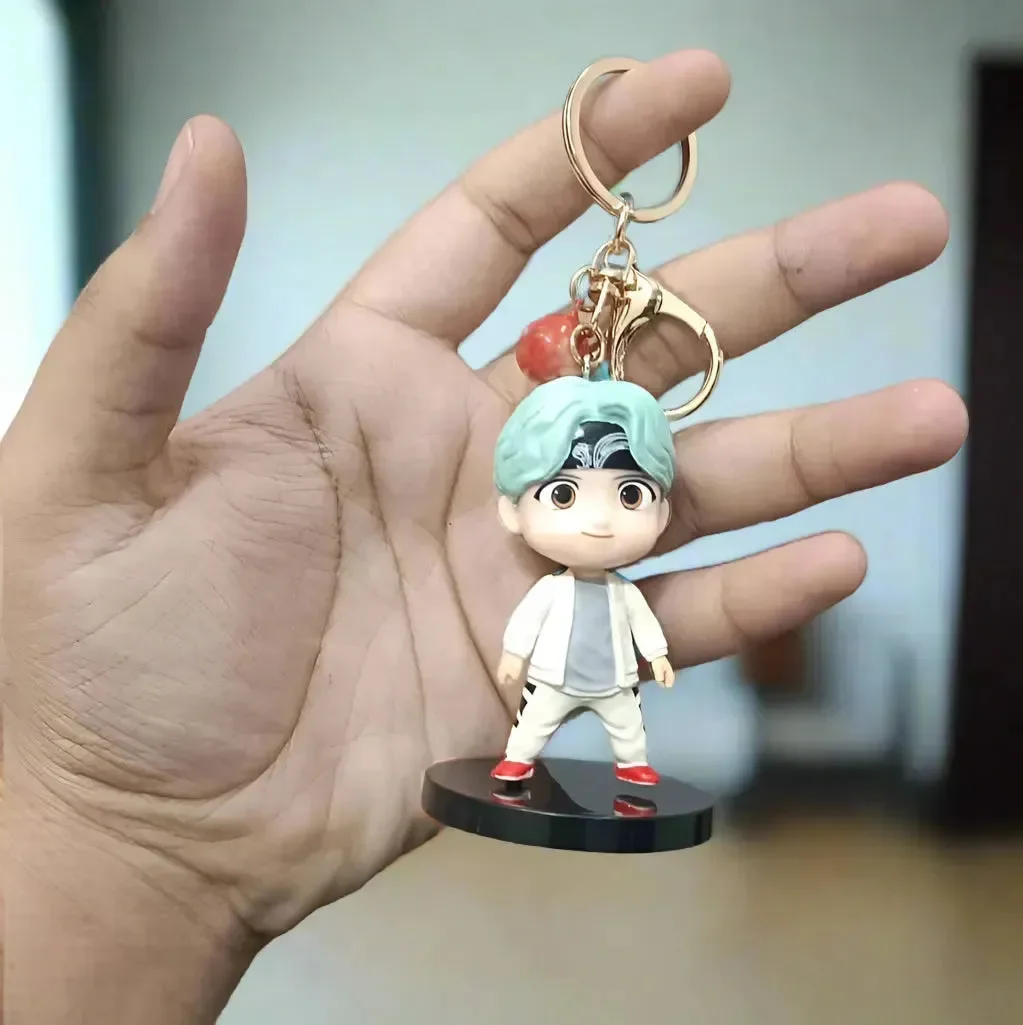 Stylish BTS 3D Figurine Keychains - Image 3