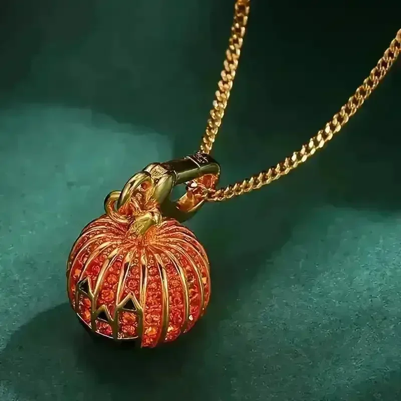 Stylish Halloween Pumpkin Pendant - Image 4