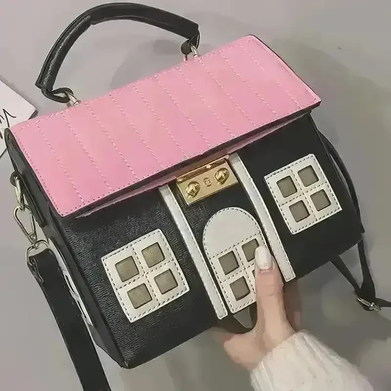 Stylish House Shaped Handbag - Image 5