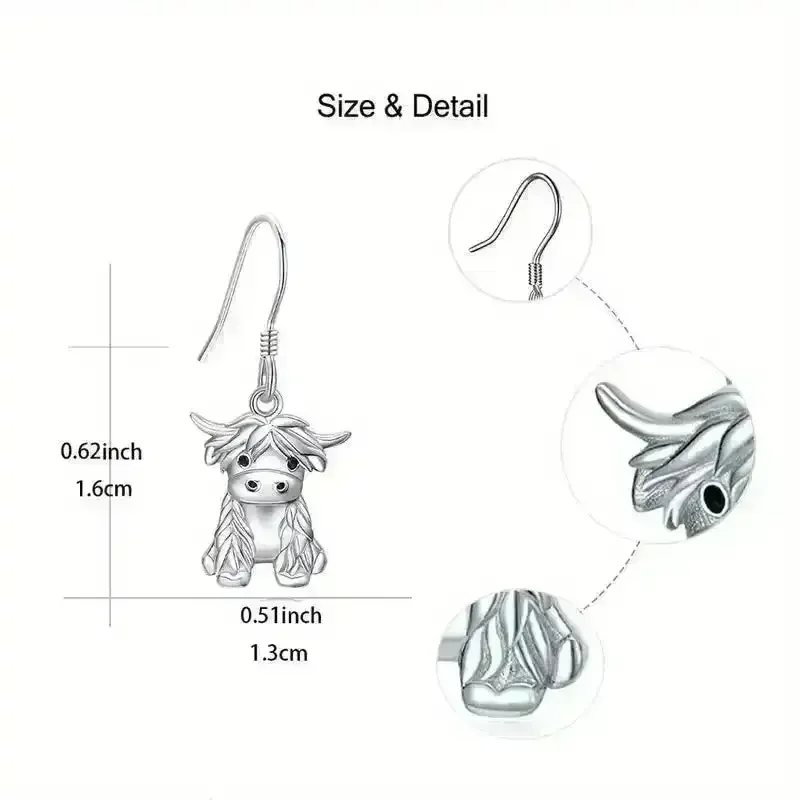 Stylish Yak Dangle Earrings - Image 5