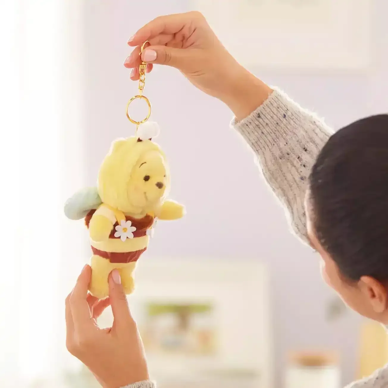Sunshine Honey Bear Plush Keychain - Image 3