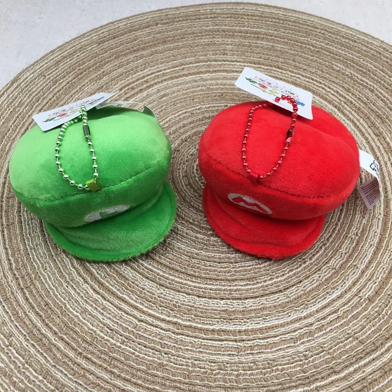 Super Mario Bros Cap Plush Keychain - Image 2