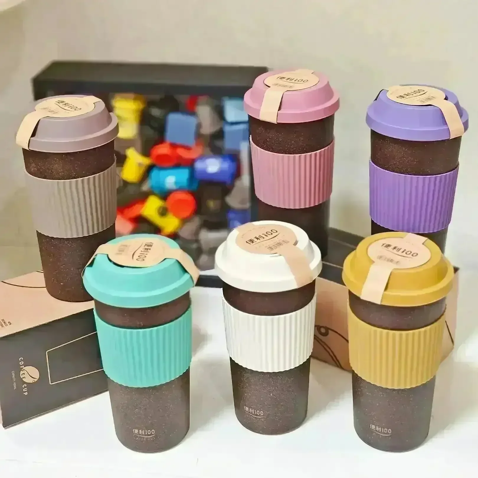 Sustainable Bamboo Coffee Cups (380 ml) - Image 2