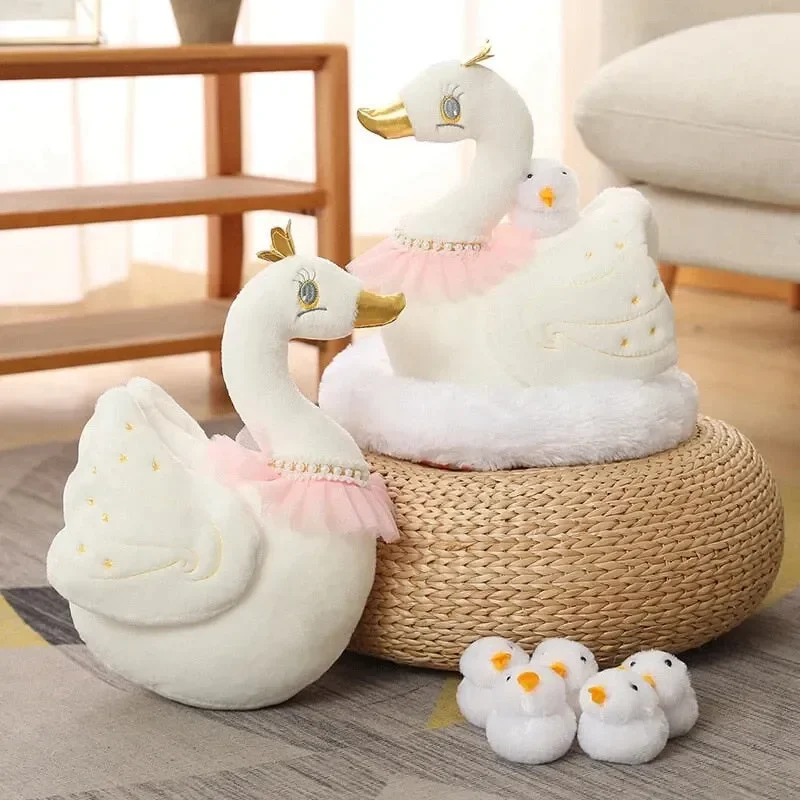 Swan and Chicken Family Plushies - Image 3