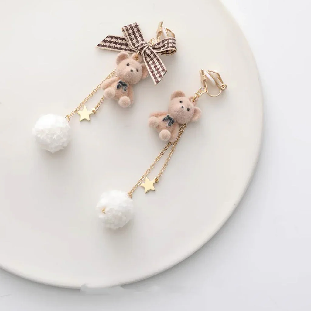 Sweet Bear Grizzly Glam Earrings - Image 2