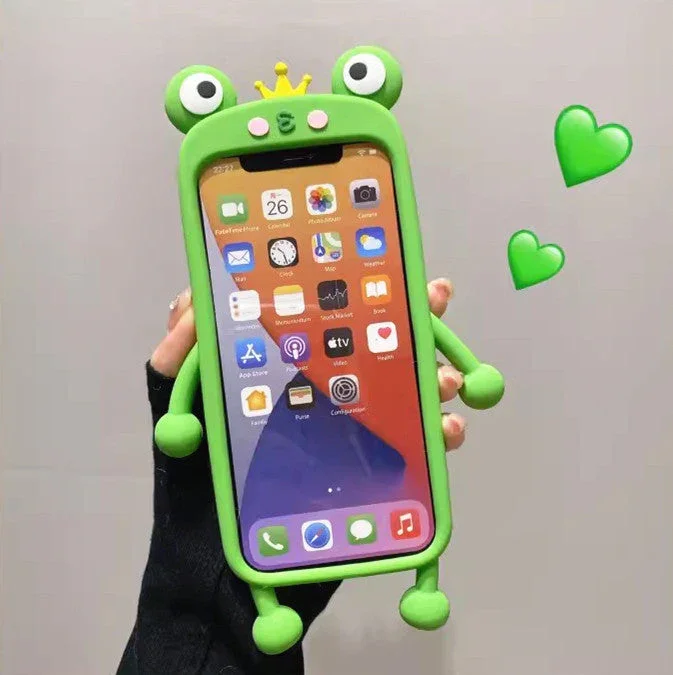 Tall Funny Frog Phone Case (For iPhones) - Image 5