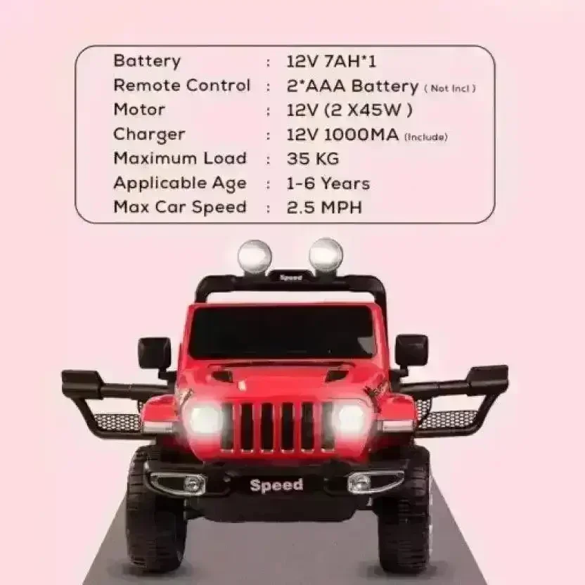Thar Style Big Battery Powered Kids Jeep - Image 5