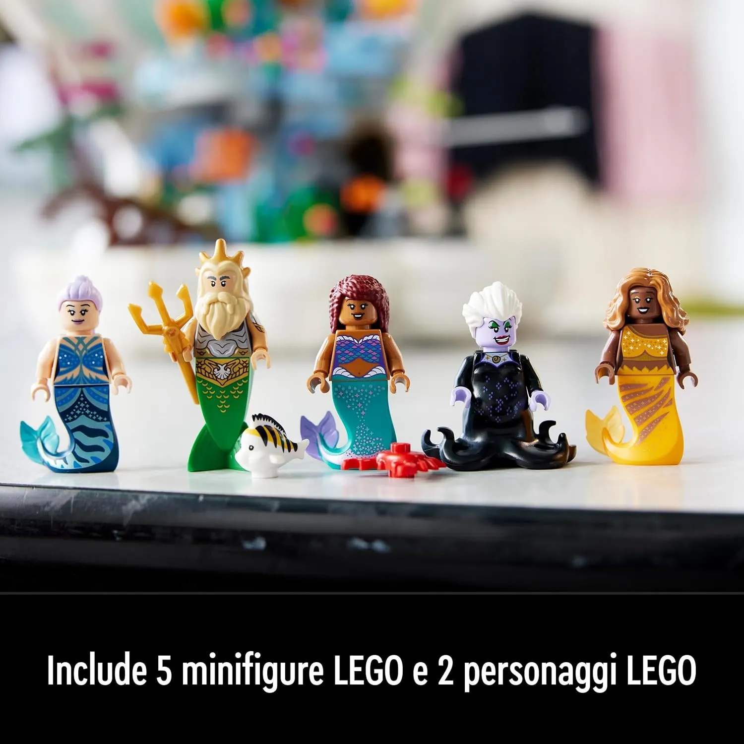 The Little Mermaid Clamshell Building Blocks (1808 Pcs) - Image 6