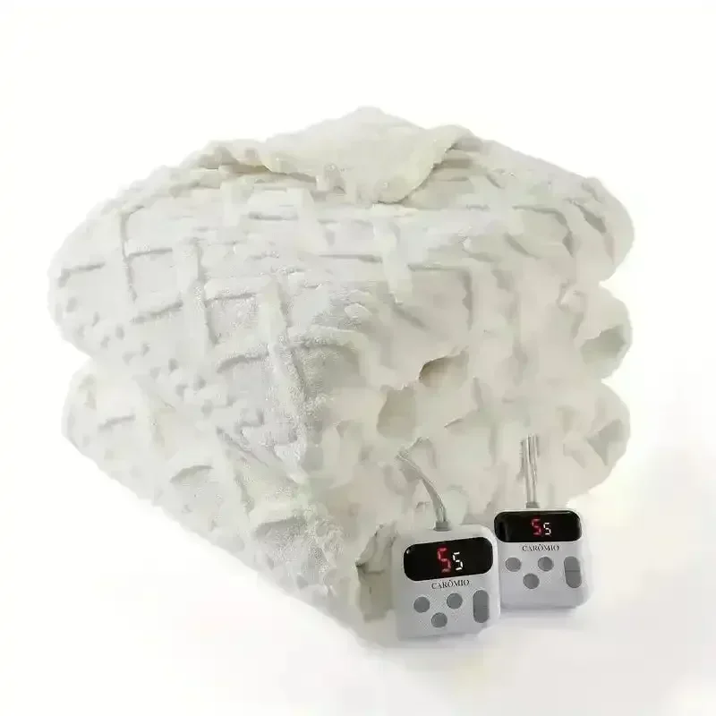 Thick Tufted Sherpa Electric Heated Blanket - Image 21