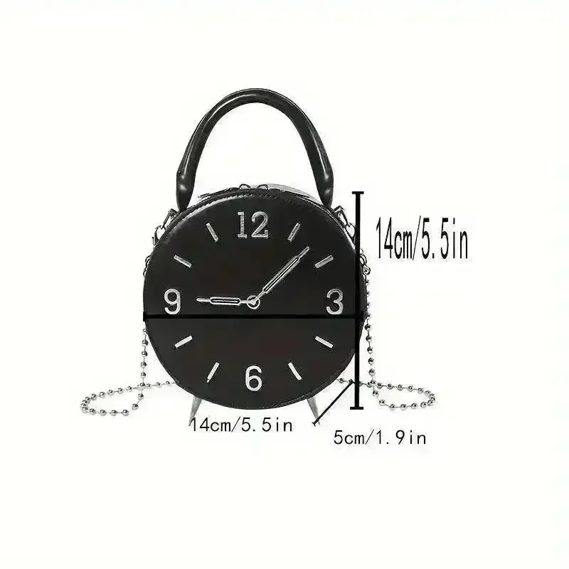 Timeless Round Clock Handbag - Image 11