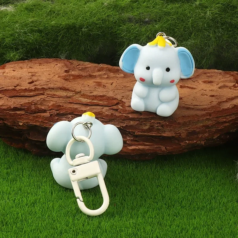 Tiny Titan Elephant Charm Keychain - Image 4