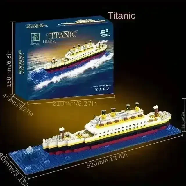 Titanic Ship Building Blocks