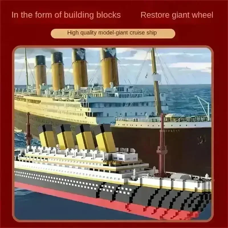 Titanic Ship Building Blocks - Image 3