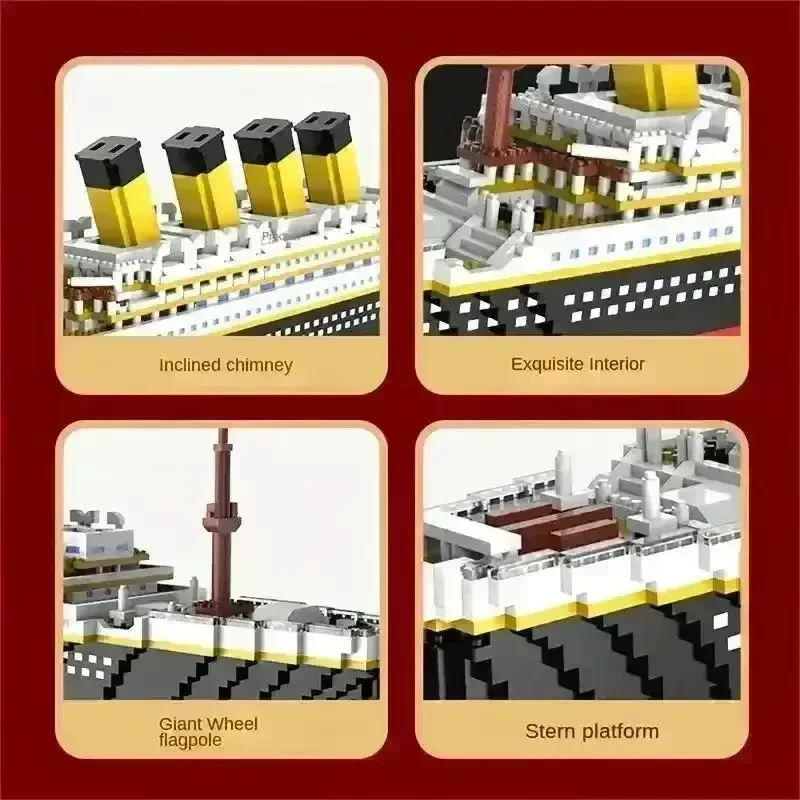Titanic Ship Building Blocks - Image 4