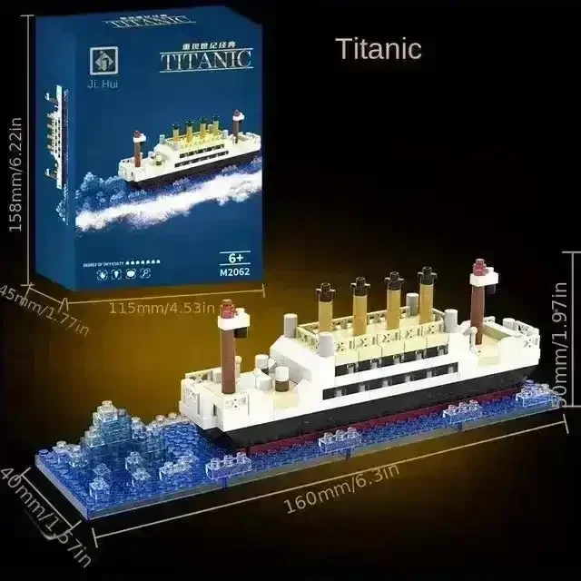Titanic Ship Building Blocks - Image 7