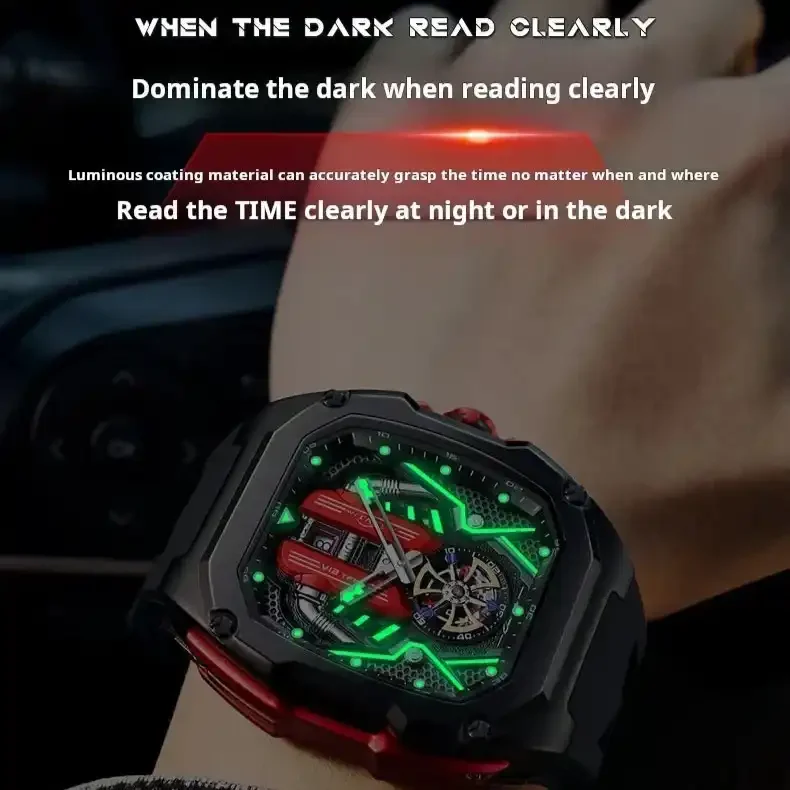 Tonneau Phantom Speed Series Luxury Watch - Image 10