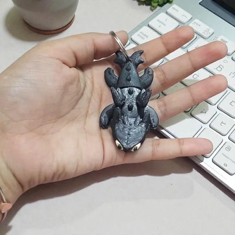 Toothless Nighty Fury 3D Model Keychain - Image 2